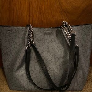 Grey Calvin Klein tote bag